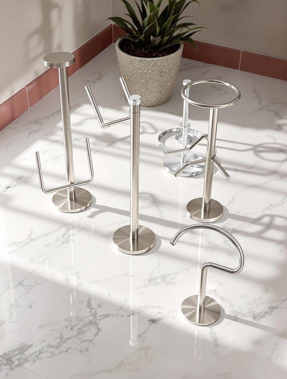 best brushed nickel stands