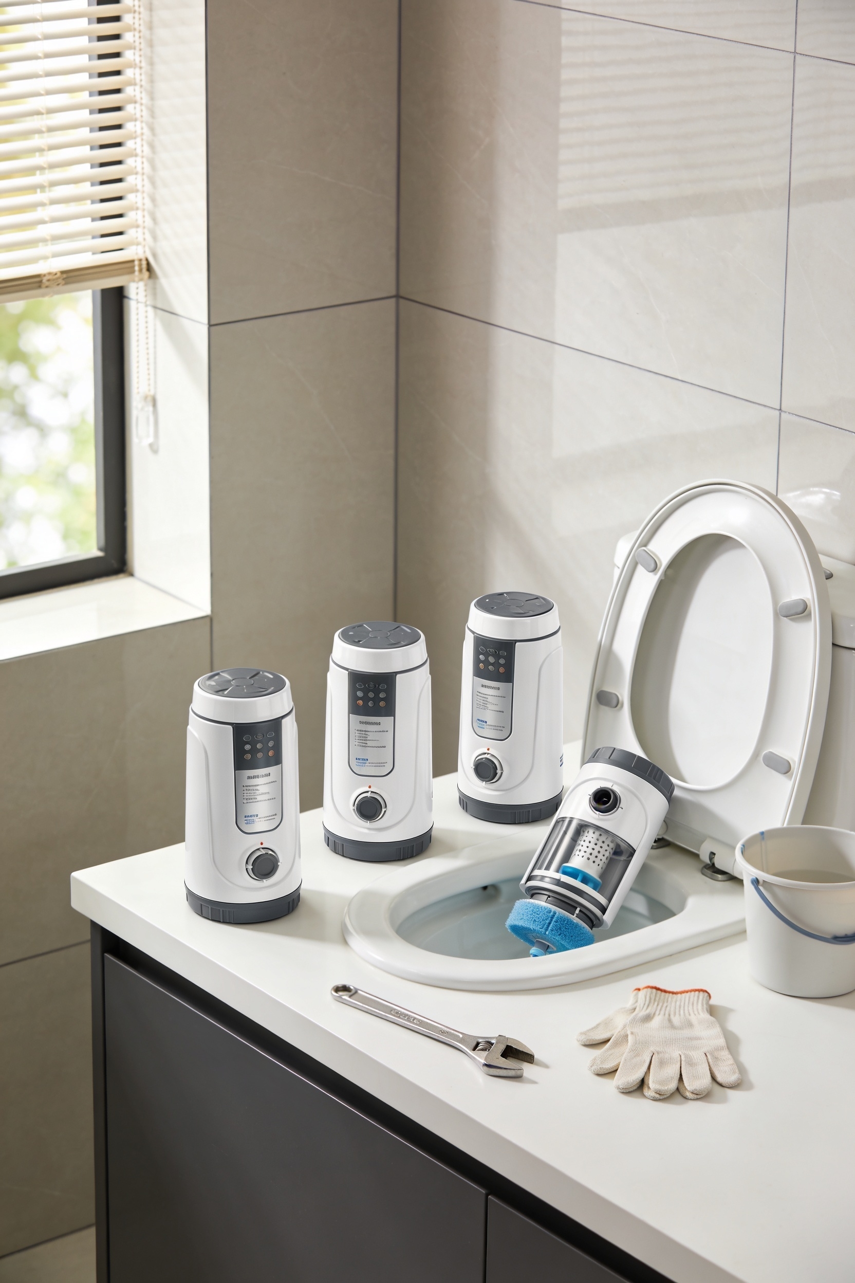 automatic toilet bowl systems