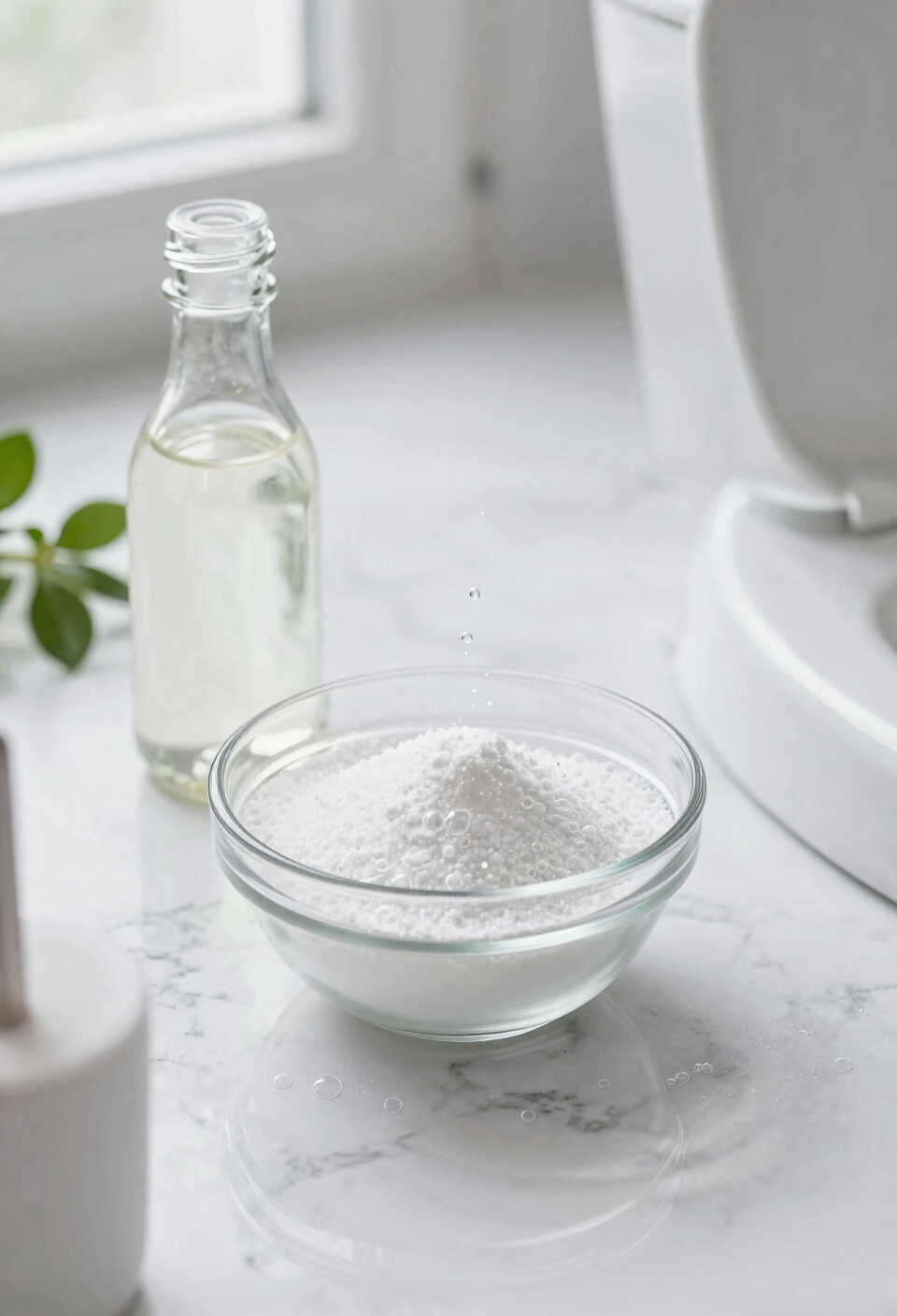 baking soda vinegar fizzing