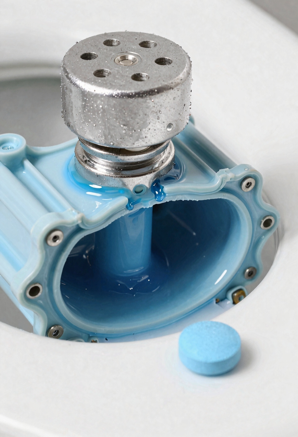blue gel clogs components