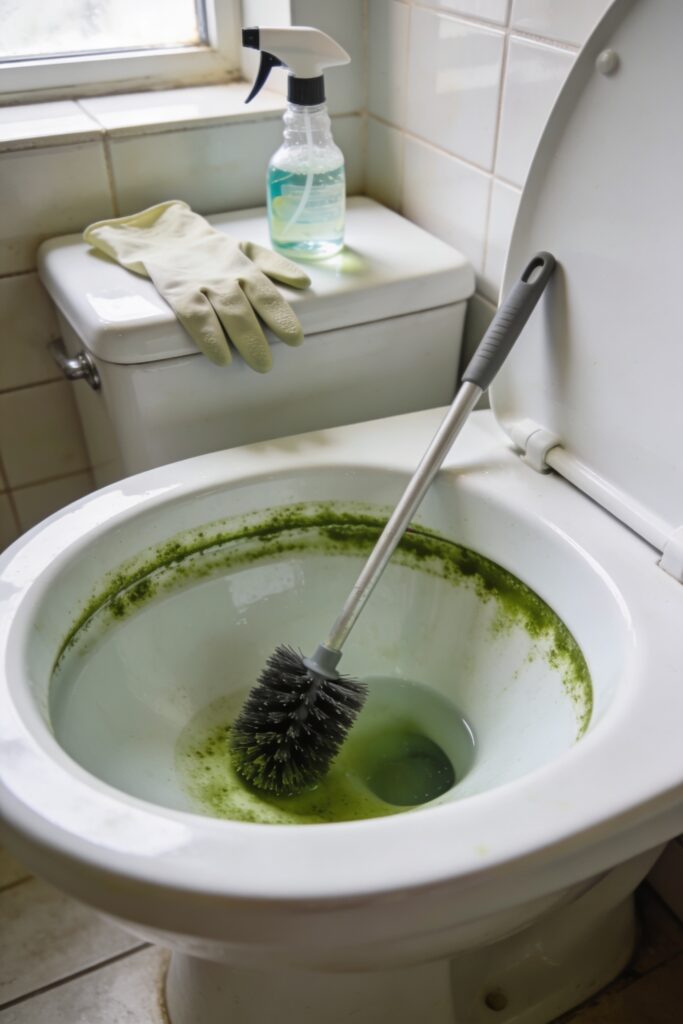 blue green filamentous mold growth