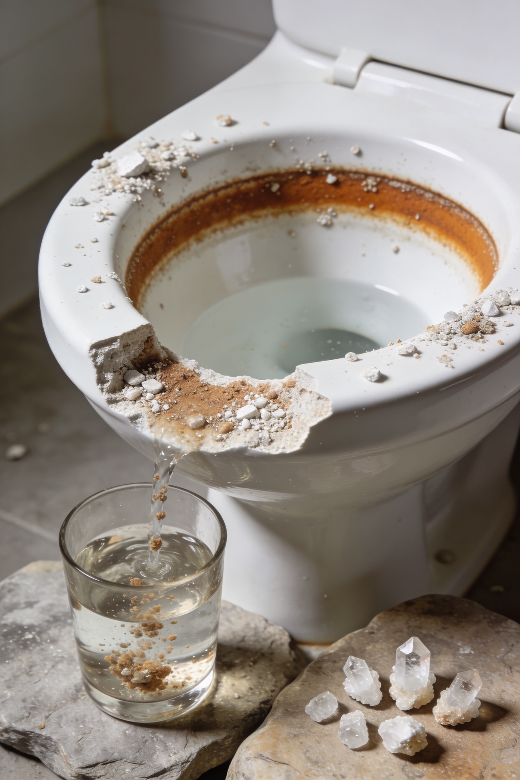 calcium and mineral buildup