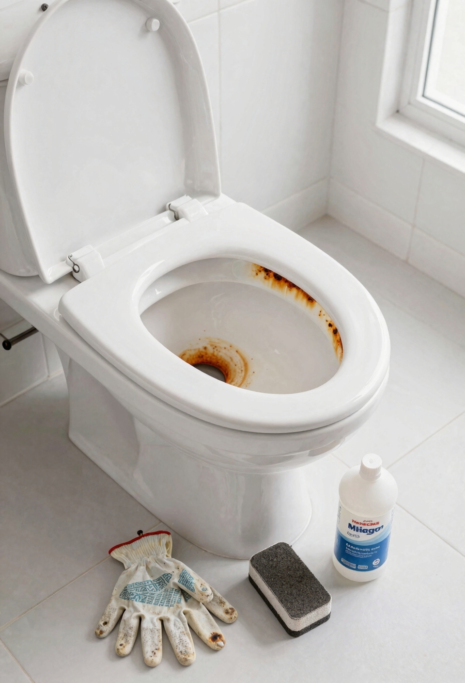 call plumber for stubborn stains