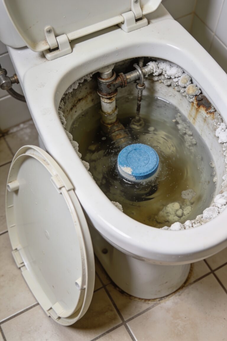 chemicals damage flush mechanisms