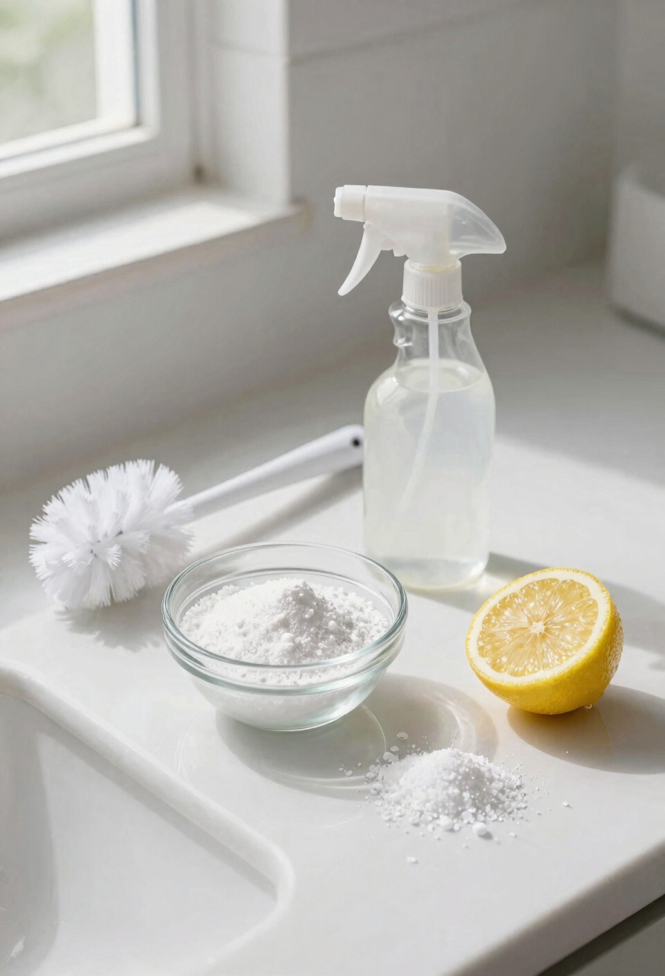 citric acid dissolves hard water deposits