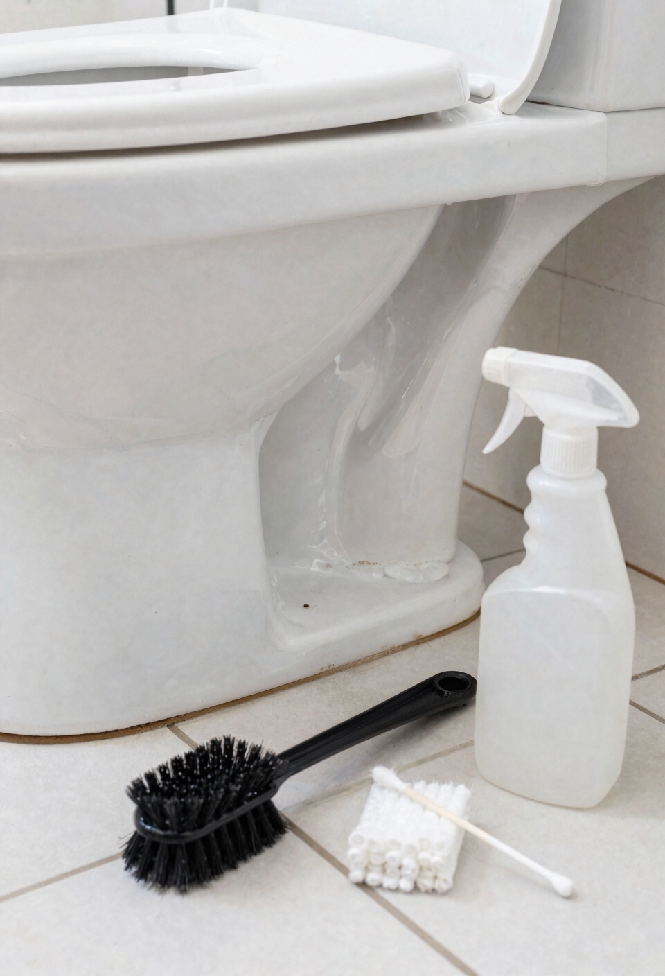 clean grout hinges crevices