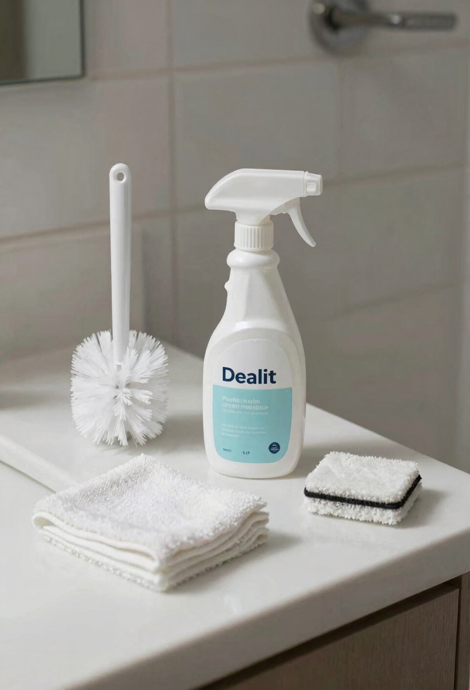 clean then disinfect with thymol