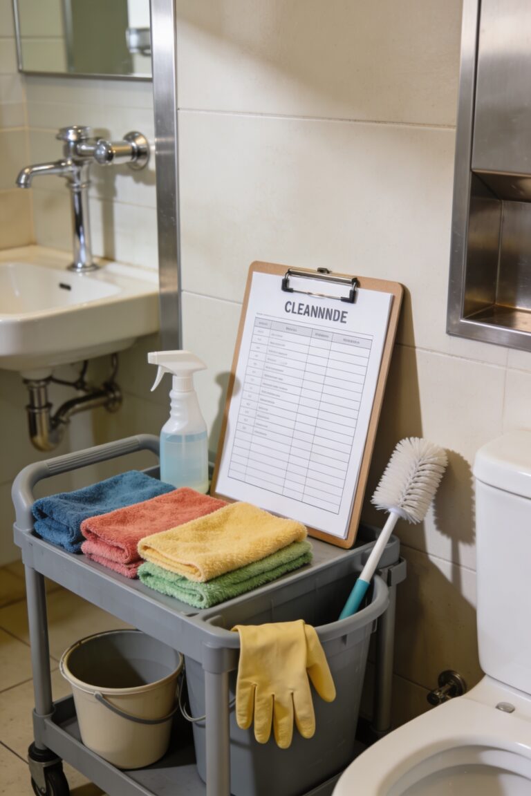 comprehensive commercial toilet maintenance schedule