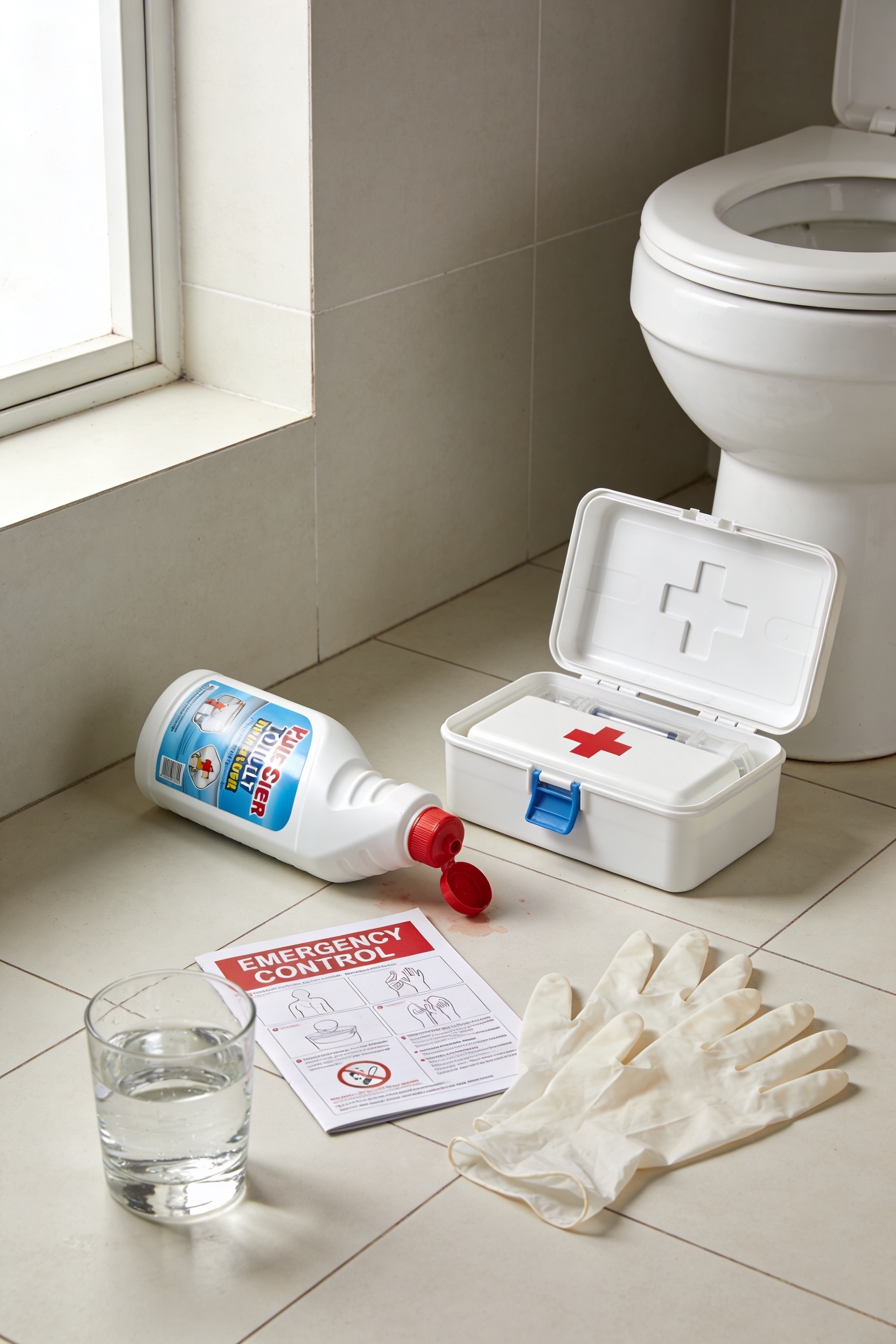 corrosive ingestion requires emergency care