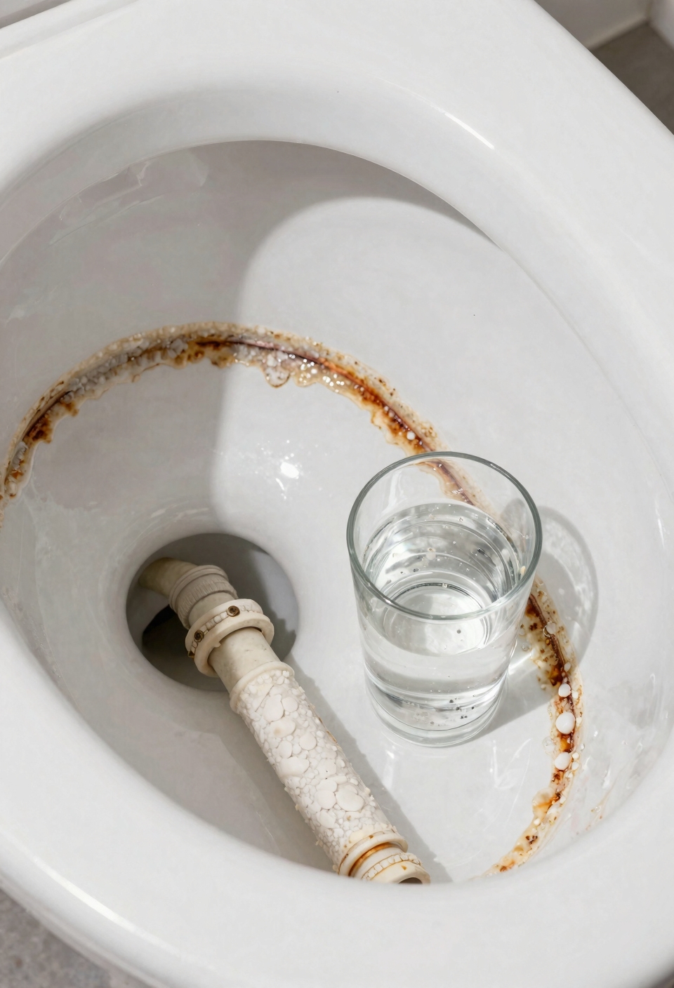 hard water causes mineral buildup