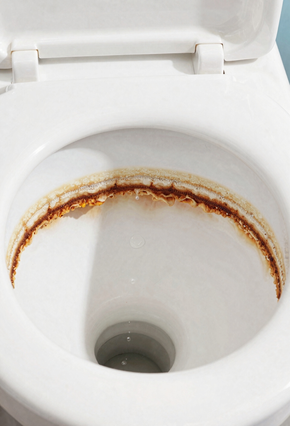mineral ring at waterline