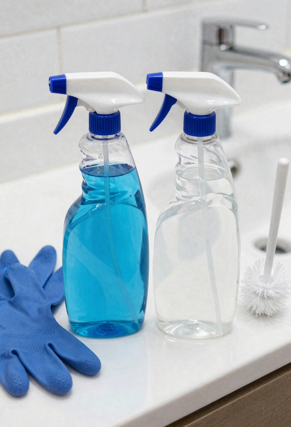 never mix chemical cleaners