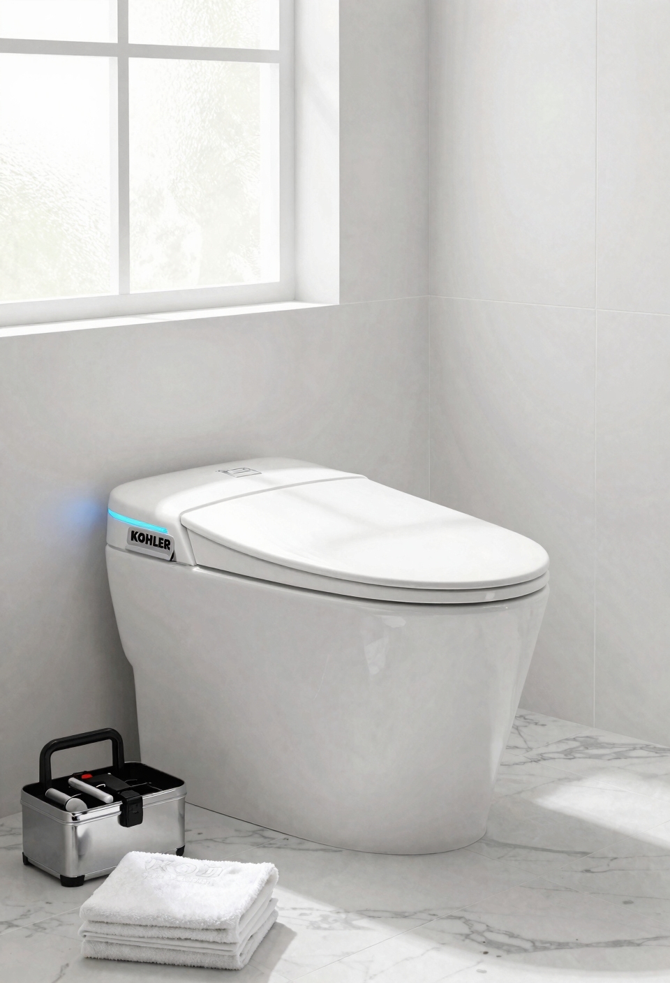one piece smart skirted bidet