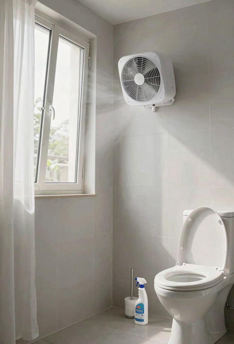 open window run fan