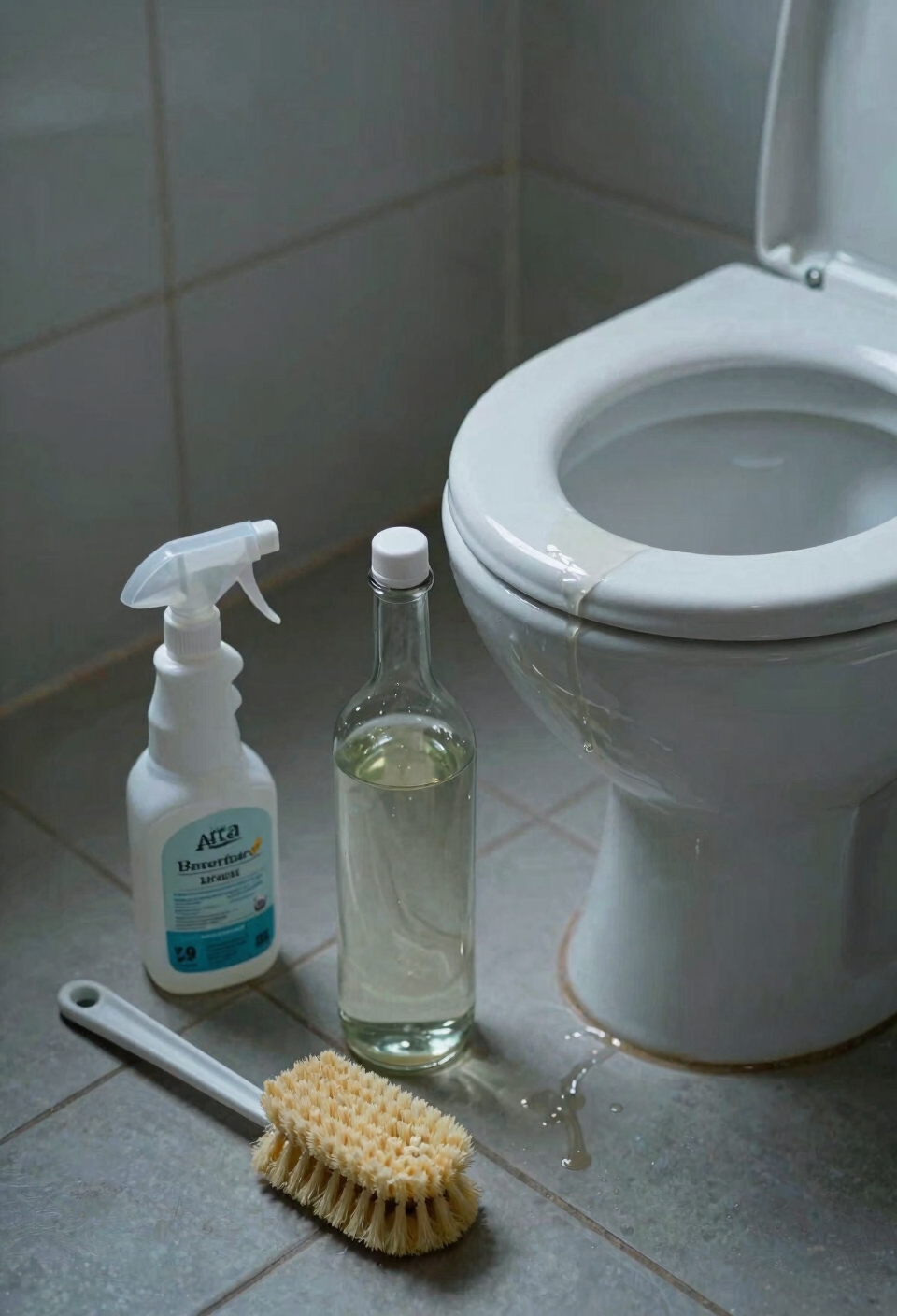 overnight undiluted vinegar soak