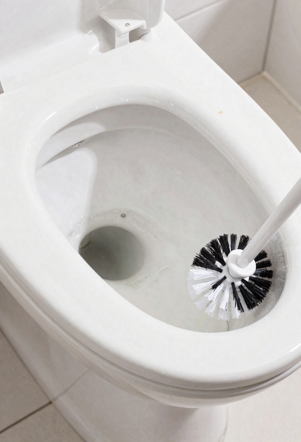 scrub toilet waterline jets