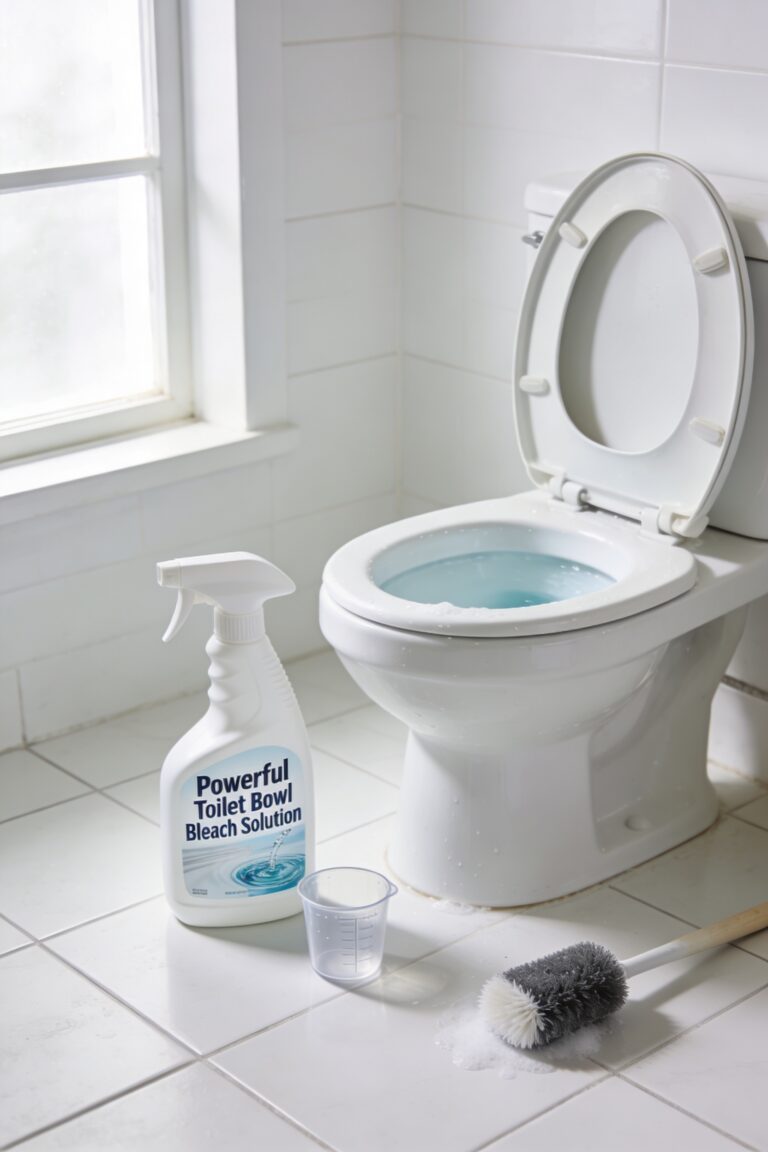 strongest toilet bleach solution
