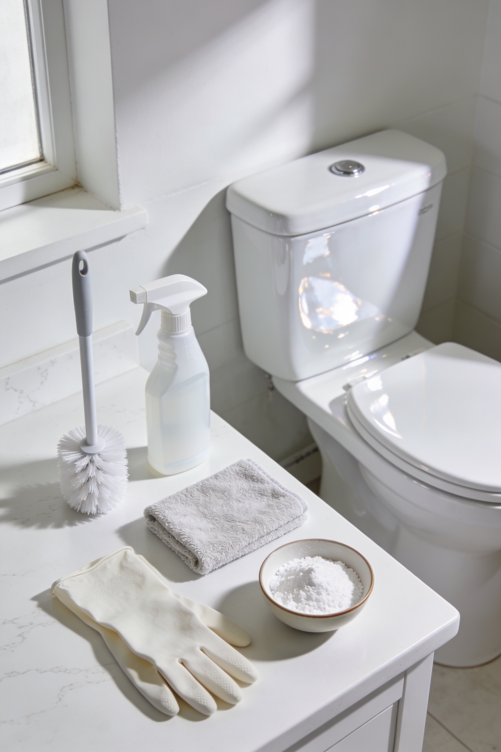 thorough daily toilet cleaning routine