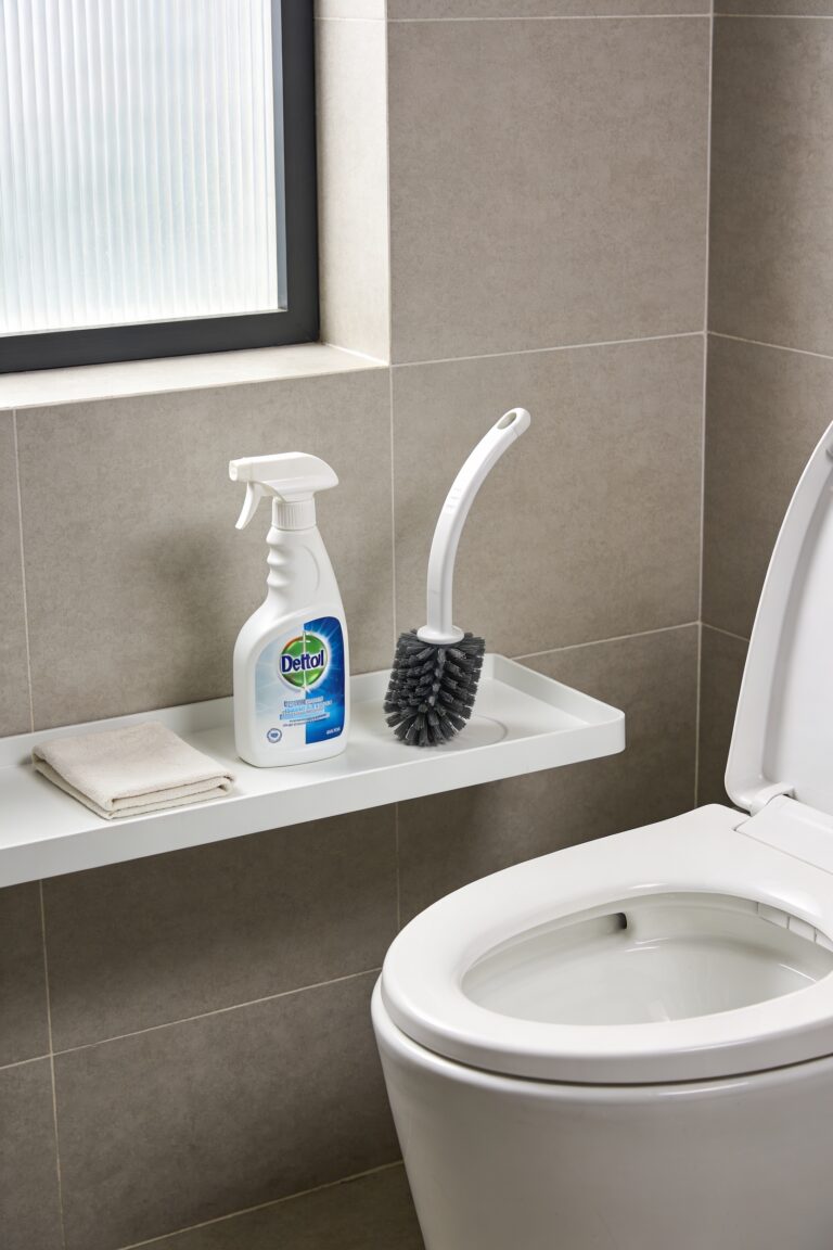 under rim brush disinfectant set