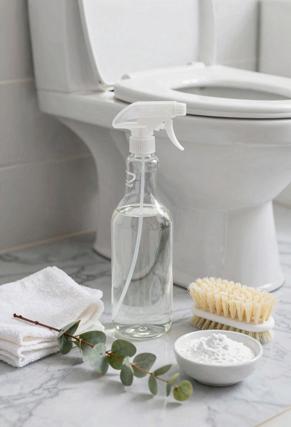 undiluted vinegar overnight soak