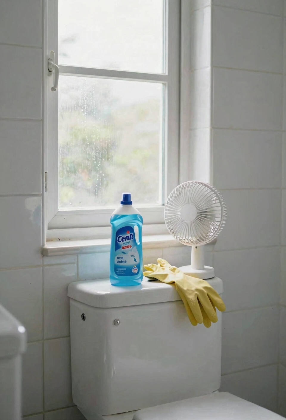 ventilate bathroom before cleaning