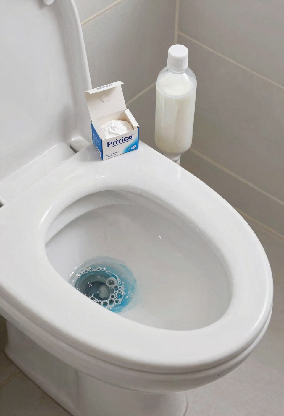 vinegar and baking soda fizz cleaning